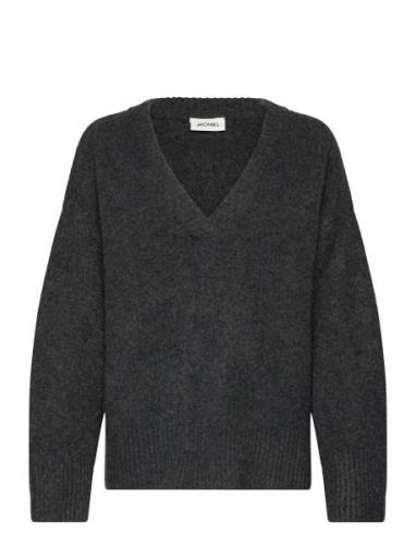 Over D Wool Blend Sweater Tops Knitwear Jumpers Grey Monki