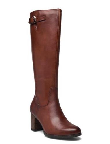 Women Boots Høye Støvletter Brown Tamaris