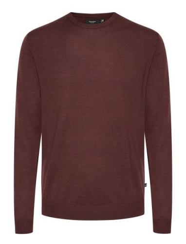 Margrate Tops Knitwear Round Necks Burgundy Matinique