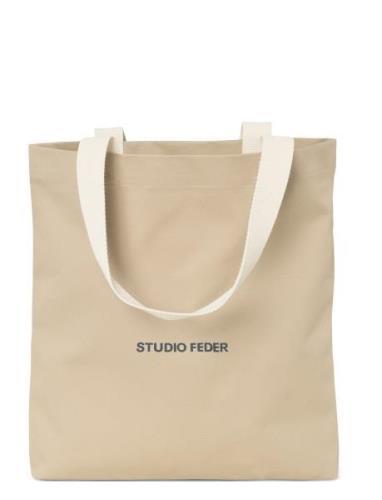 Sigrid Tote Bag Shopper Veske Beige STUDIO FEDER