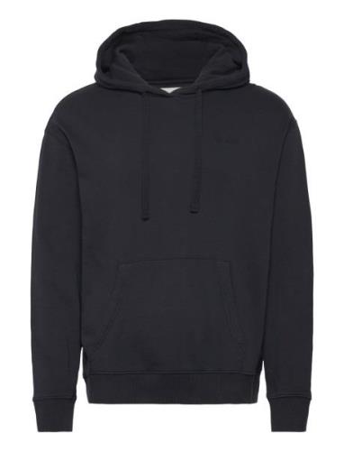 Logo Hoodie Tops Sweat-shirts & Hoodies Hoodies Black GANT