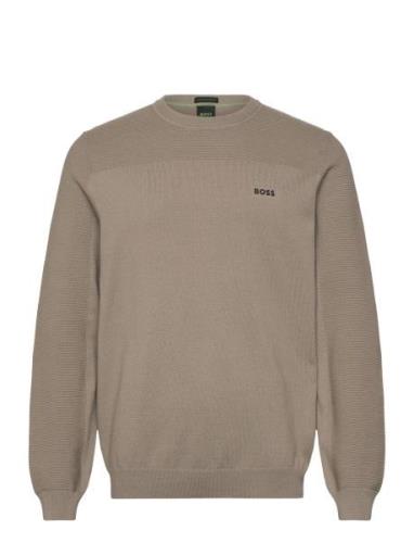 Momentum-X_Cn Sport Sweat-shirts & Hoodies Sweat-shirts Beige BOSS