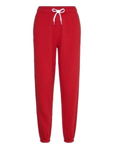 Fleece Athletic Pant Bottoms Sweatpants Red Polo Ralph Lauren