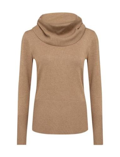 Sc-Dollie Tops Knitwear Turtleneck Beige Soyaconcept