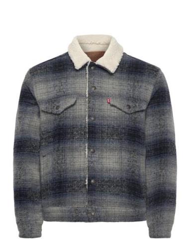 Plaid Type3 Sherpa Truck Westi Ulljakke Jakke Grey LEVI´S Men