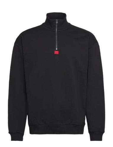 Durty Designers Sweat-shirts & Hoodies Sweat-shirts Black HUGO