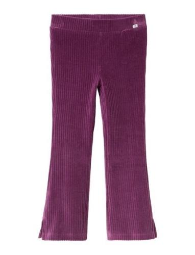 Corduroy Sweatpants Bottoms Leggings Purple Tom Tailor