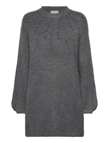 Fqpearl-Dress Kort Kjole Grey FREE/QUENT