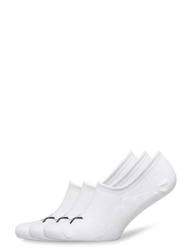 Ck Men Footie High Cut 3P Logo Ankelsokker Korte Strømper White Calvin...