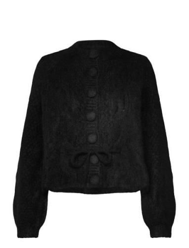 Sophia Chunky Cardigan Tops Knitwear Cardigans Black Ella&il