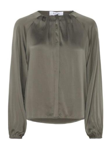 Lr-Gale Tops Blouses Long-sleeved Green Levete Room