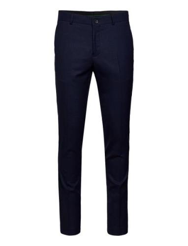 Superflex Pants Bottoms Trousers Formal Navy Lindbergh