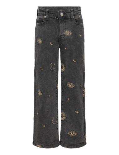 Tnmathilda Wide Jeans Bottoms Jeans Wide Jeans Black The New