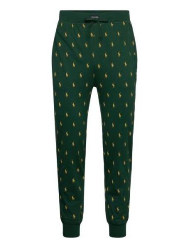 Allover Pony Cotton Jersey Sleep Jogger Joggebukser Green Polo Ralph L...