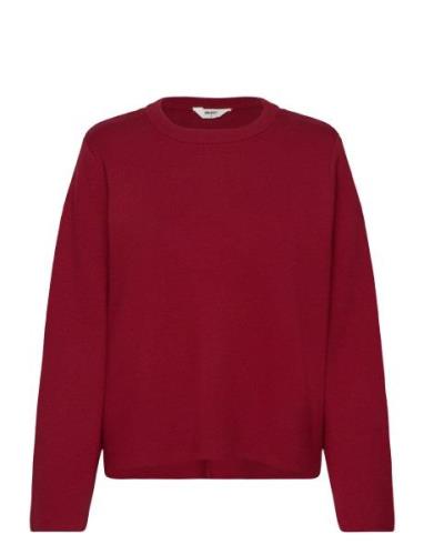 Objreynard Square Sleeve O-Neck Noos Tops Knitwear Jumpers Red Object