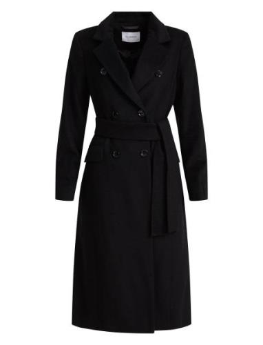 Wool Coat, Cadeo Ullfrakk Frakk Black Ivo Nikkolo