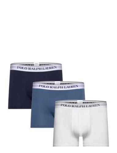 Classic Stretch-Cotton Trunk 3-Pack Boksershorts Blue Polo Ralph Laure...