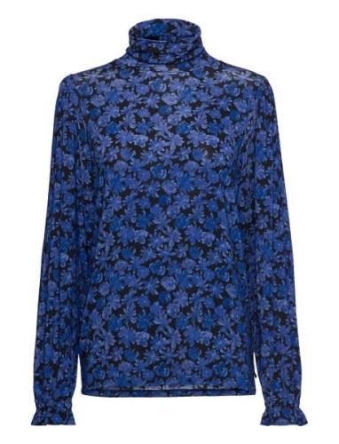 Billy Top Tops Blouses Long-sleeved Blue Fabienne Chapot