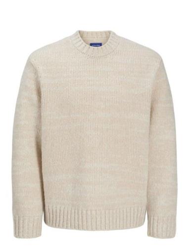 Jorwinter Space Dye Knit Styd Aw24 Tops Knitwear Round Necks Beige Jac...