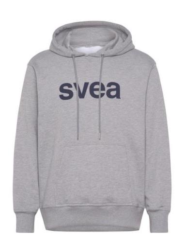 Smcowen Hoodie Tops Sweat-shirts & Hoodies Hoodies Grey Svea