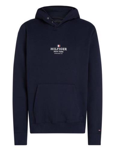 Rwb Hilfiger Hoodie Tops Sweat-shirts & Hoodies Hoodies Navy Tommy Hil...