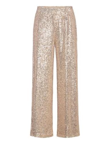 Barbaraiw Pant Bottoms Trousers Wide Leg Gold InWear