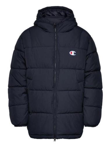 Hooded Jacket Fôret Jakke Navy Champion