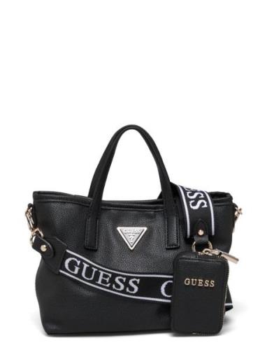 Latona Mini Tote Bags Totes Black GUESS