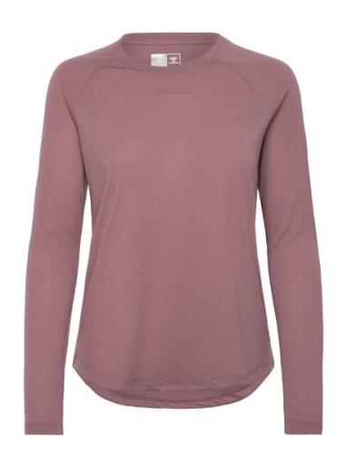 Hmlmt Vanja T-Shirt L/S Sport T-shirts & Tops Long-sleeved Pink Hummel