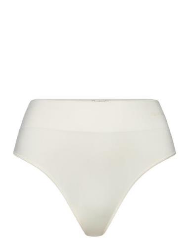 Smooth Thong Stringtruse Undertøy Cream Organic Basics