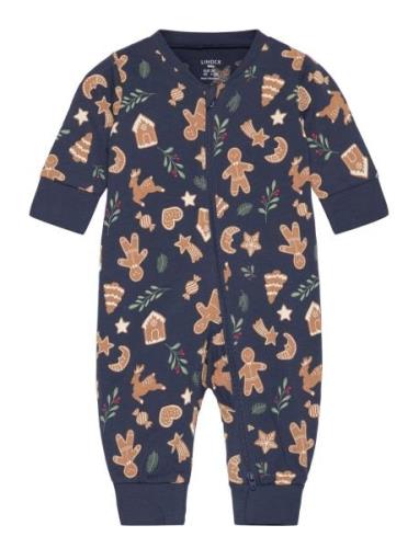 Pyjamas Ginger Bread Pyjamas Sie Jumpsuit Navy Lindex