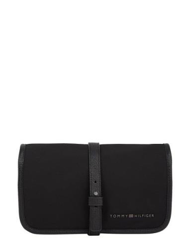 Th Nylon Travel Washbag Toalettveske Black Tommy Hilfiger