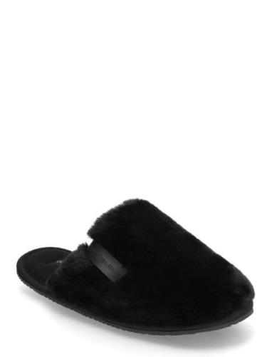 Hotel Slipper Fur After Glow Slippers Tøfler Black Calvin Klein