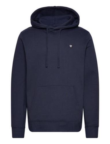 Wwash Tops Sweat-shirts & Hoodies Hoodies Navy Double A By Wood Wood