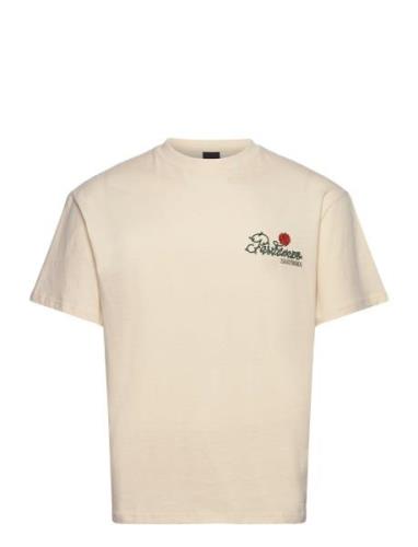 Sartoria Tee Tops T-shirts Short-sleeved Cream Pas De Mer