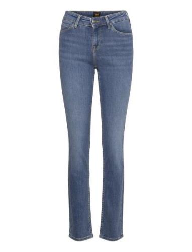 Marion Straight Bottoms Jeans Straight-regular Blue Lee Jeans