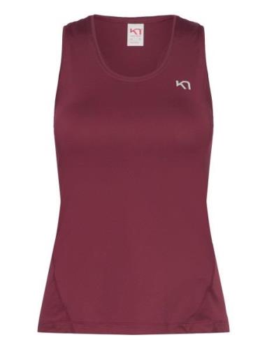 Nora 2.0 Tanktop Sport T-shirts & Tops Sleeveless Burgundy Kari Traa