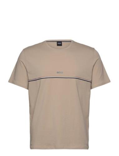 Unique T-Shirt Tops T-shirts Short-sleeved Beige BOSS