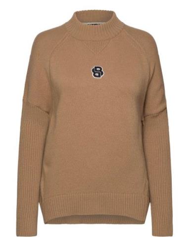 Fasuyo Tops Knitwear Jumpers Beige BOSS