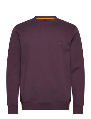 Westart Tops Sweat-shirts & Hoodies Sweat-shirts Purple BOSS