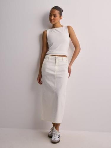 Object Collectors Item - Hvit - Objtalia Hw Twill Skirt 132