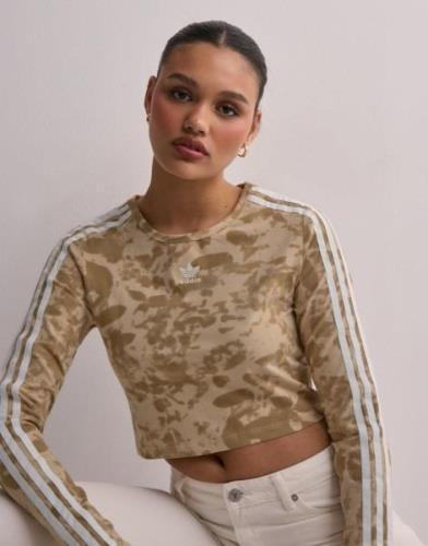 Adidas Originals - Beige - Aop 3S Crop Top