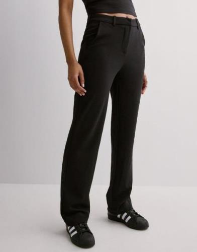 Vero Moda - Svart - Vmzamira Mw Straight Pant Ga Noos