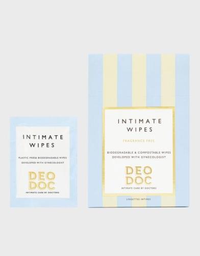 DeoDoc - Gjennomsiktig - Intimate Wipes - Fragrance Free