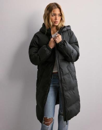 Only - Svart - Onllea Life Rain Puffer Coat Cc Otw