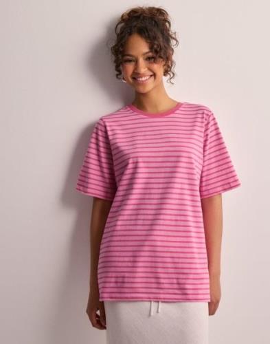 Pieces - Rosa - Pcabby Ss Loose Tee Bc