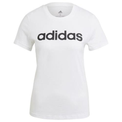 adidas T-Skjorte Loungewear Essentials - Hvit/Sort Dame