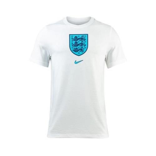 England T-Skjorte Crest - Hvit