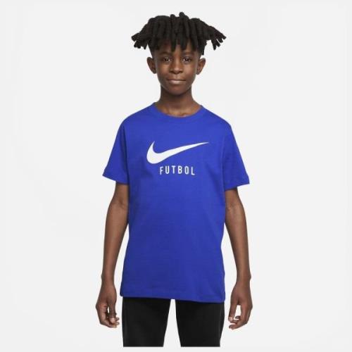 Nike T-Skjorte NSW Swoosh - Blå/Hvit Barn