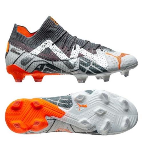 PUMA X Unisport Future Ultimate FG/AG Astronaut - Hvit/Oransje/Grå LIM...